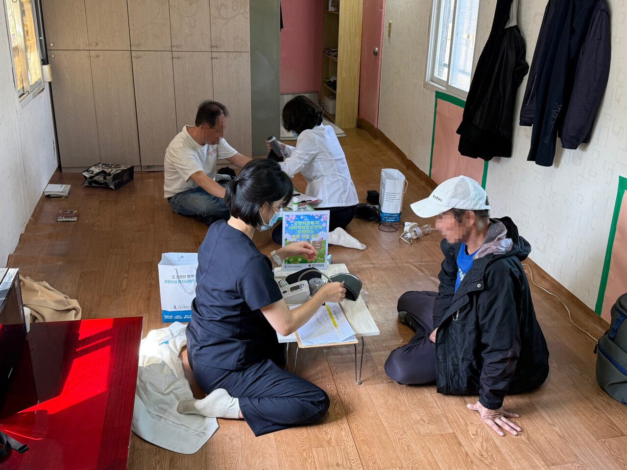 가족 돌봄과 상담 현장의 모습
