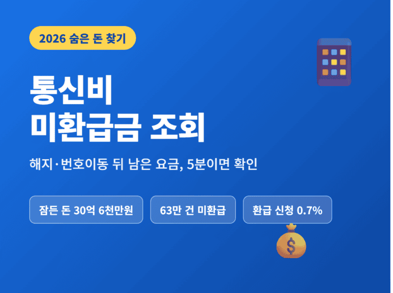 통신비 미환급금 조회 2026 썸네일